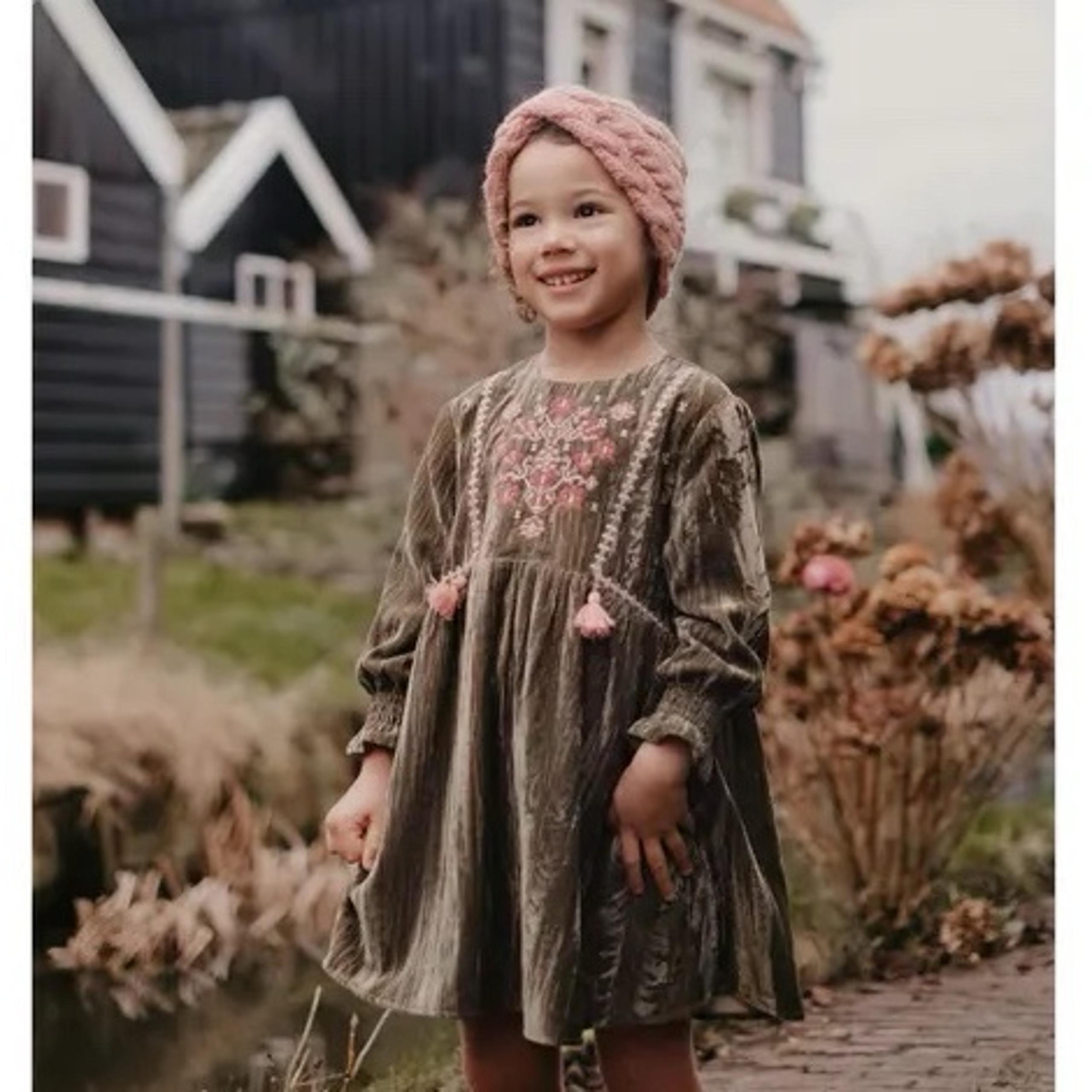 Girls Embroidered Dress