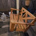 NEW All Cedar Farmhouse Outdoor Porch Swing with Chain