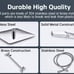 Rain shower head chrome with handheld shower head