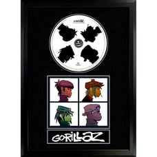 Gorillaz 'Demon Days' Framed CD Poster, Virtual Band, Iconic Album, Alternative