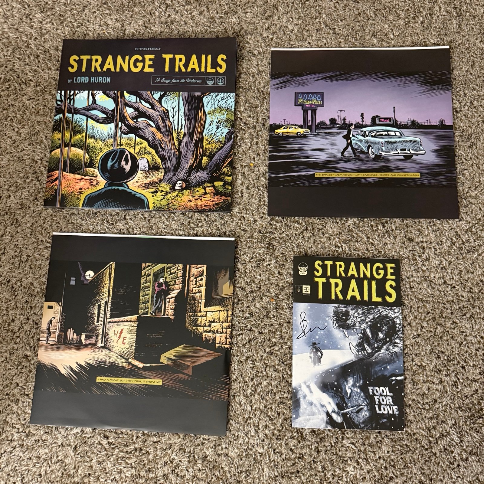 Lord Huron Strange Trails 10th Anniversary 2LP Vinyl + SIGNED Comic Book In Hand