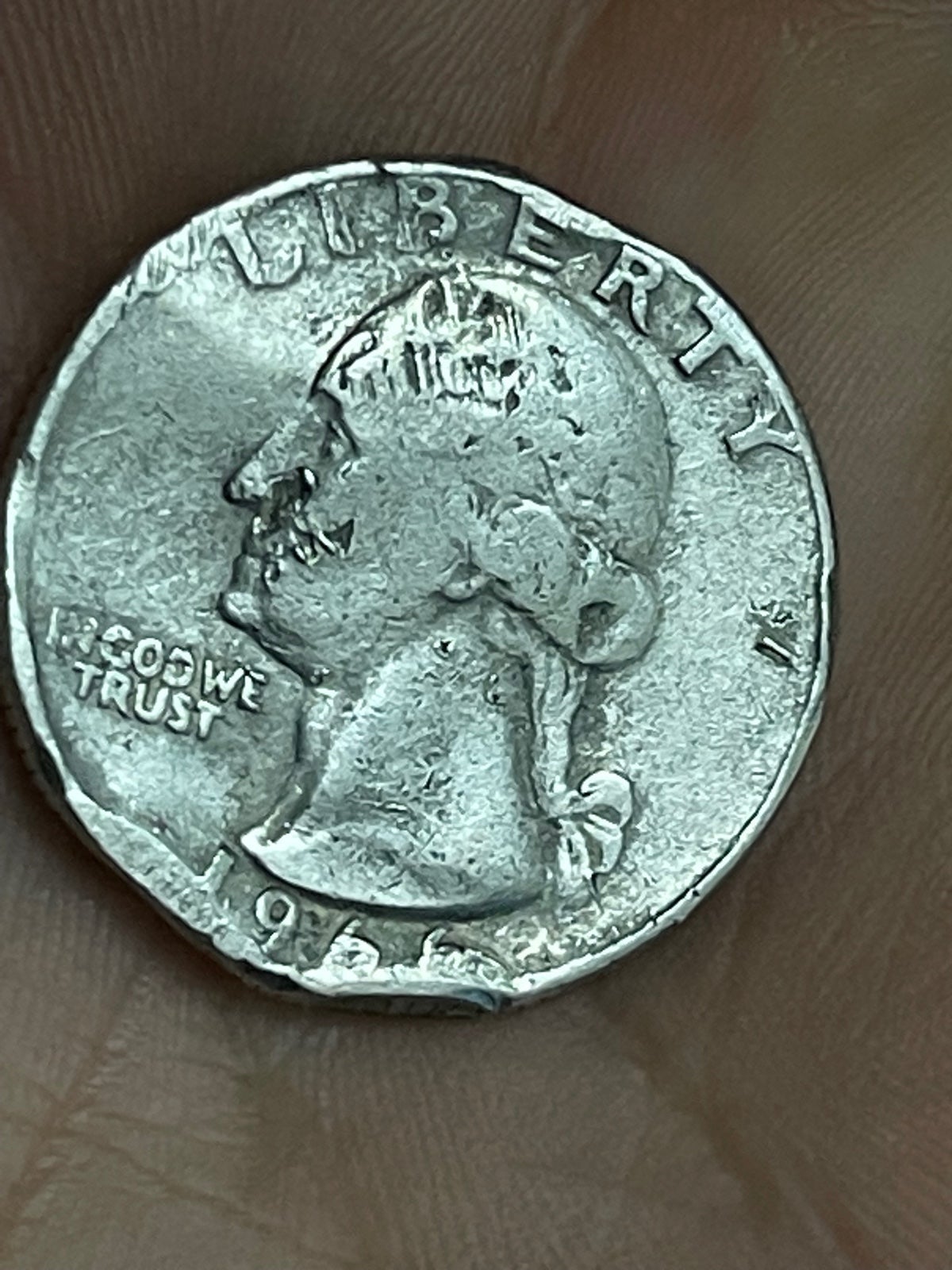Quarter 1966 no mint error coin