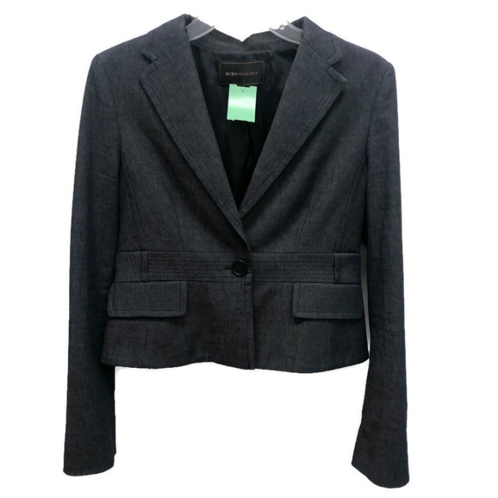 BCBGMaxazria Denim Stretch Twill Blazer