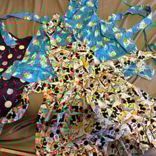 Mickey Mouse apron, Cinderella apron and long sleeved bib