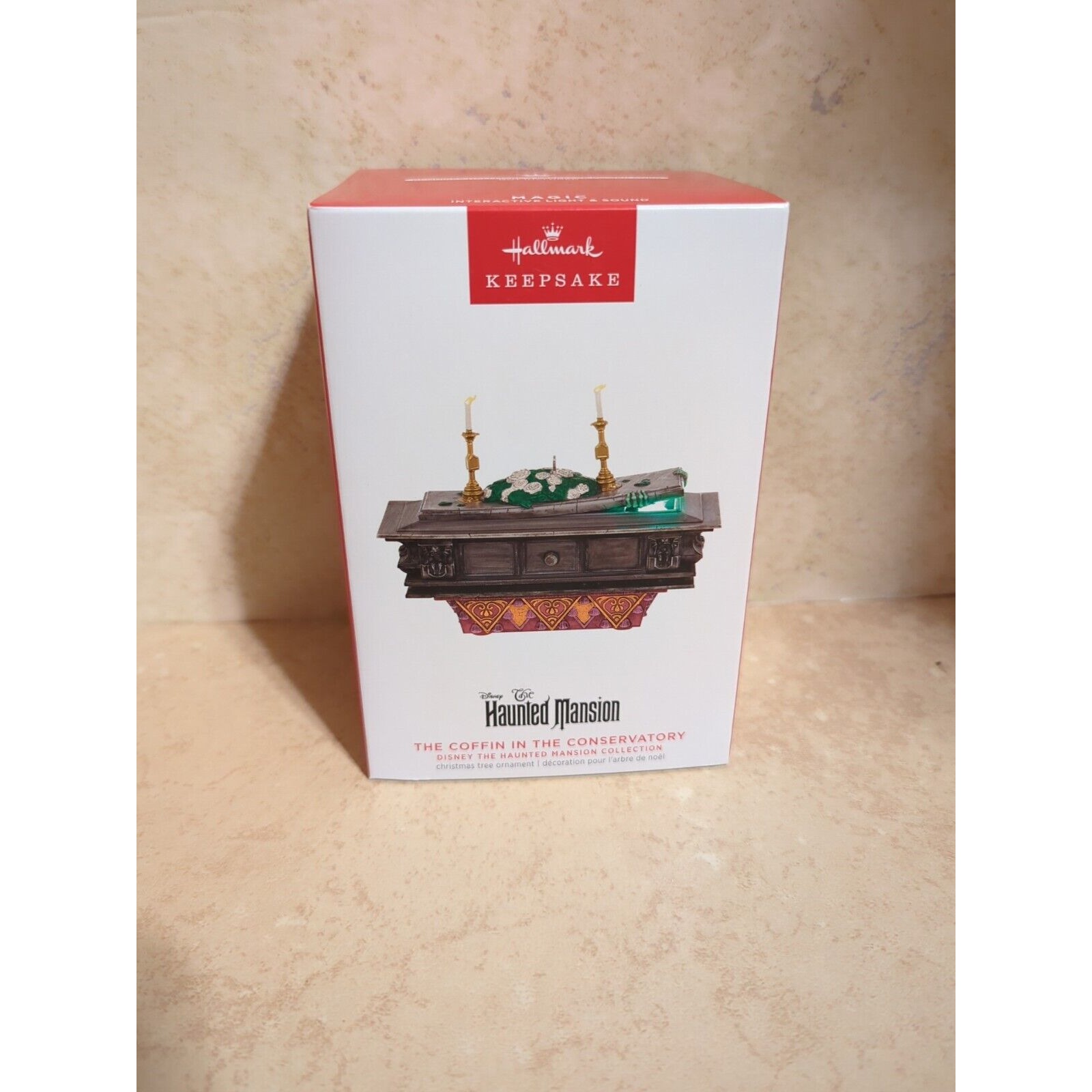 2023 Hallmark Ornament Disney The Haunted Mansion The Coffin in the Conservatory