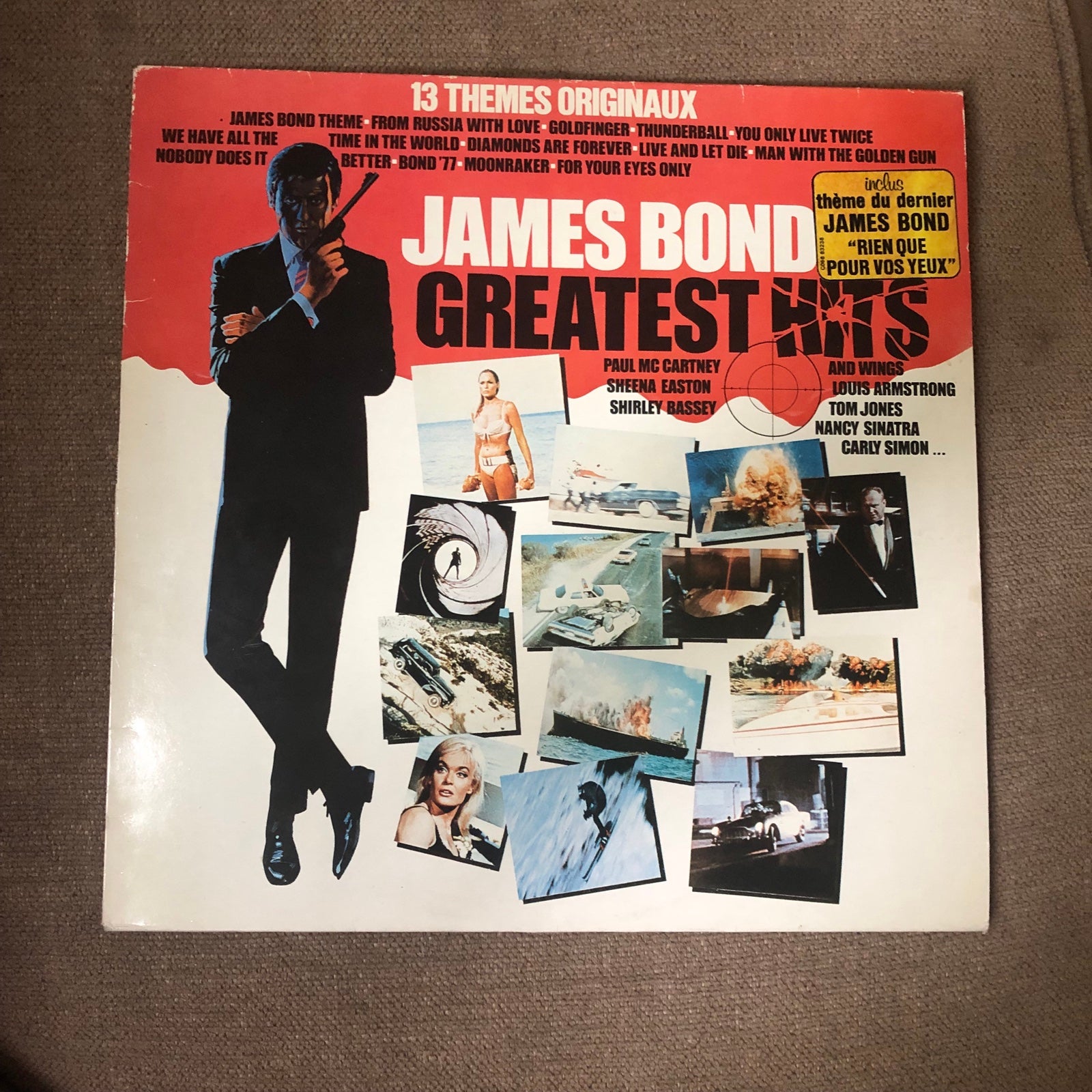 JAMES BOND GREATEST HITS LP