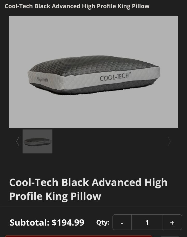 Cool tech graphite pillow hot sale