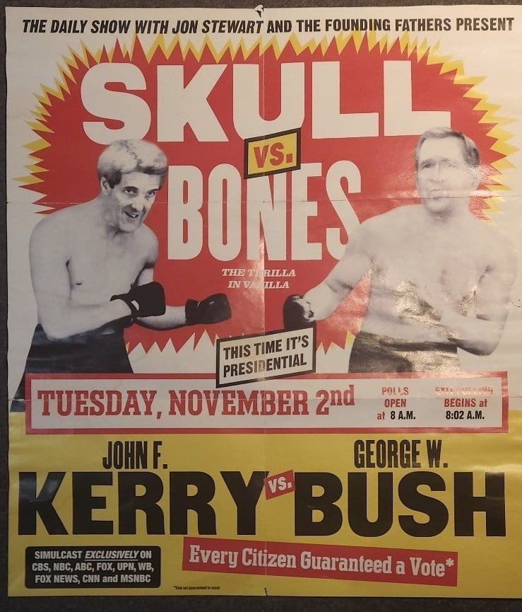 political poster (George Bush vs John Kerry)