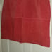 Venezia Layne Bryant Red Leather Skirt S