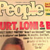 Vintage People Magazine November 6, 1989, Burt, Loni & Baby. Wolfgang’s Quality