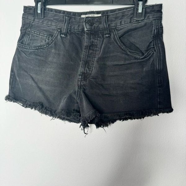 Free people black Jean shorts size 26
