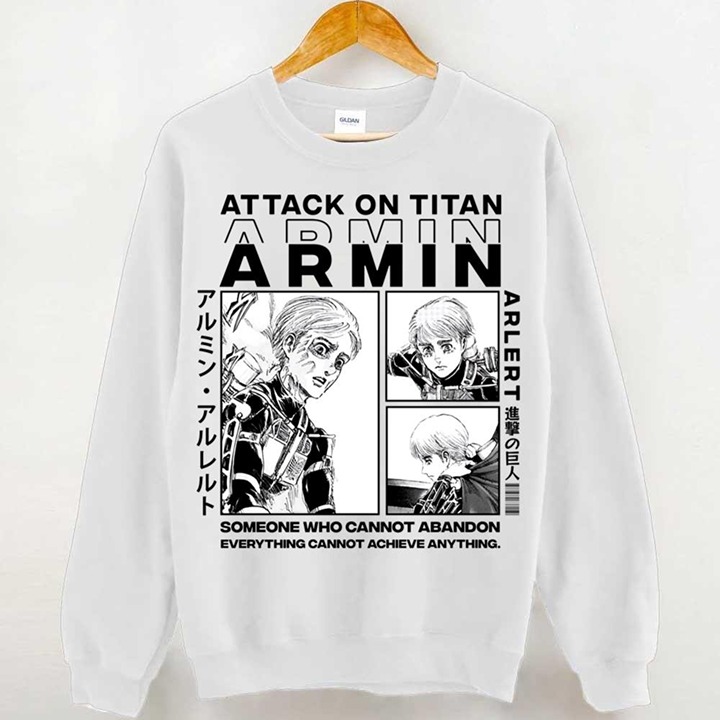 Anime Attack On TitanSomeone Who Cannot Abandon Armin Arlert Unisex Sweatshirt Anime Attack On TitanSomeone Who Cannot Abandon Armin Arlert Unisex Sweatshirt