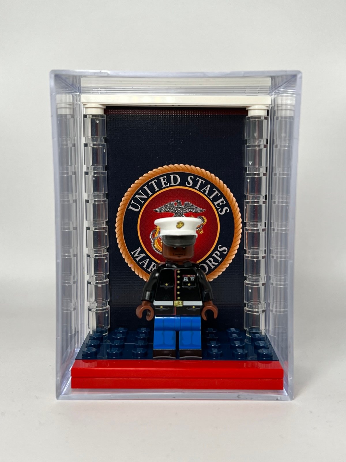 Lego United States Marine Corps Minifigure Display Case Collectible Force Pack