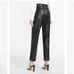 Express Vegan Leather Belted Ankle Pant
