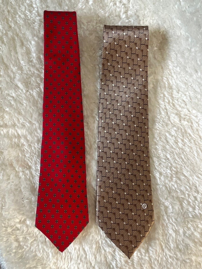 BUNDLE of 2 : CHRISTIAN DIOR and VERSACE TIES