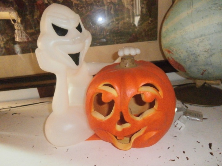 Zauders Halloween blow mold ghost JOL