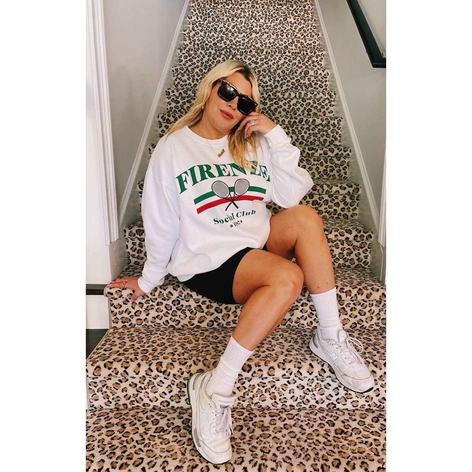 Show Me Your Mumu Firenze Social Club Italy Graphic Crewneck Size XXL