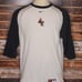 Vintage Baltimore Orioles Nike Raglan 3/4th Sleeve Shirt Large Center Swoosh