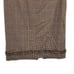 Vintage 80s Casual Corner Skirt Wool Houndstooth Plaid Tea Length Tan 10 Western