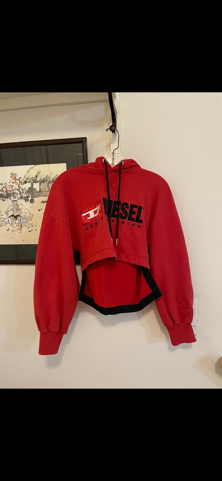 DIESEL Cropped Hoodie