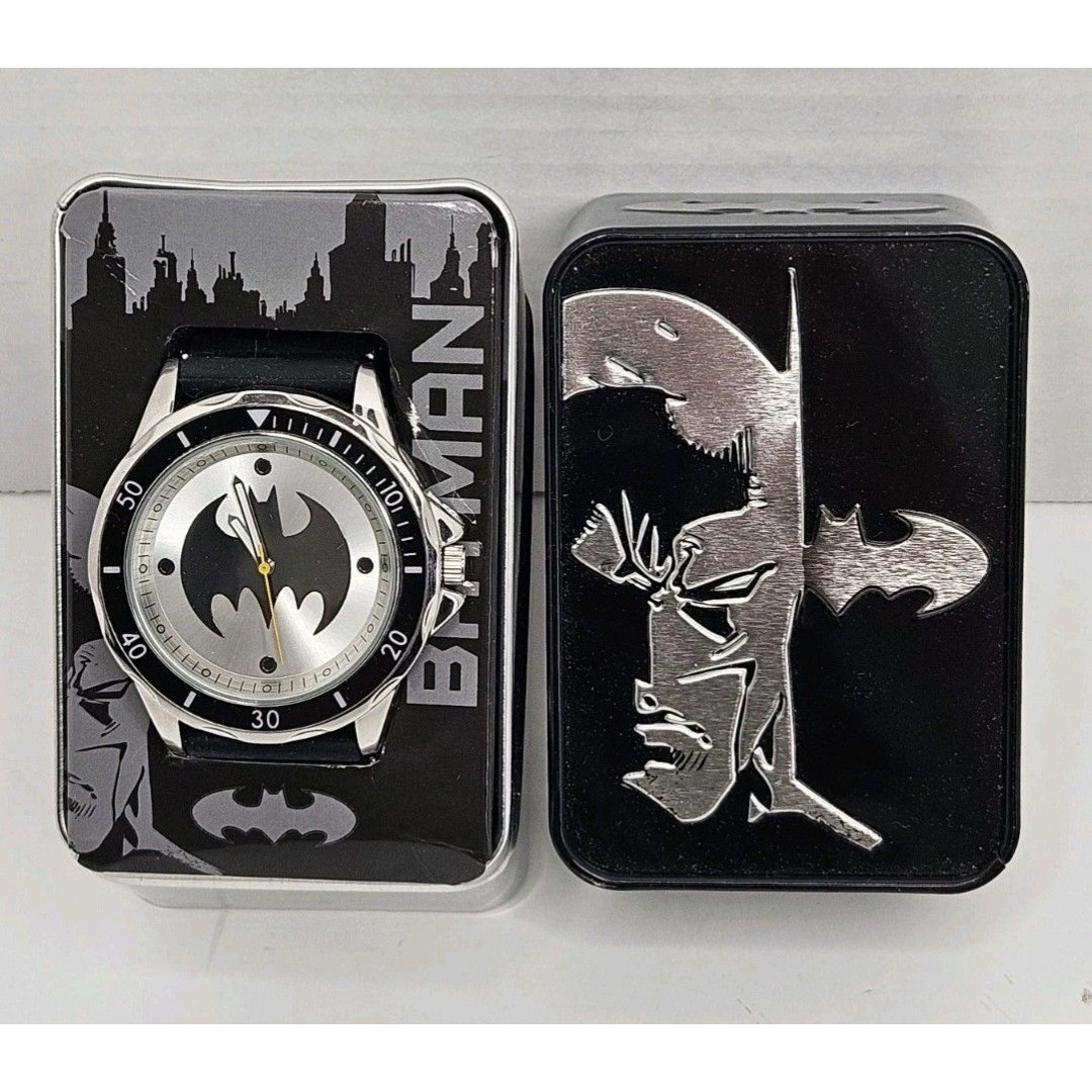 DC Comics Batman Watch Accutime (BAT9062) *Needs Battery* In Original Box