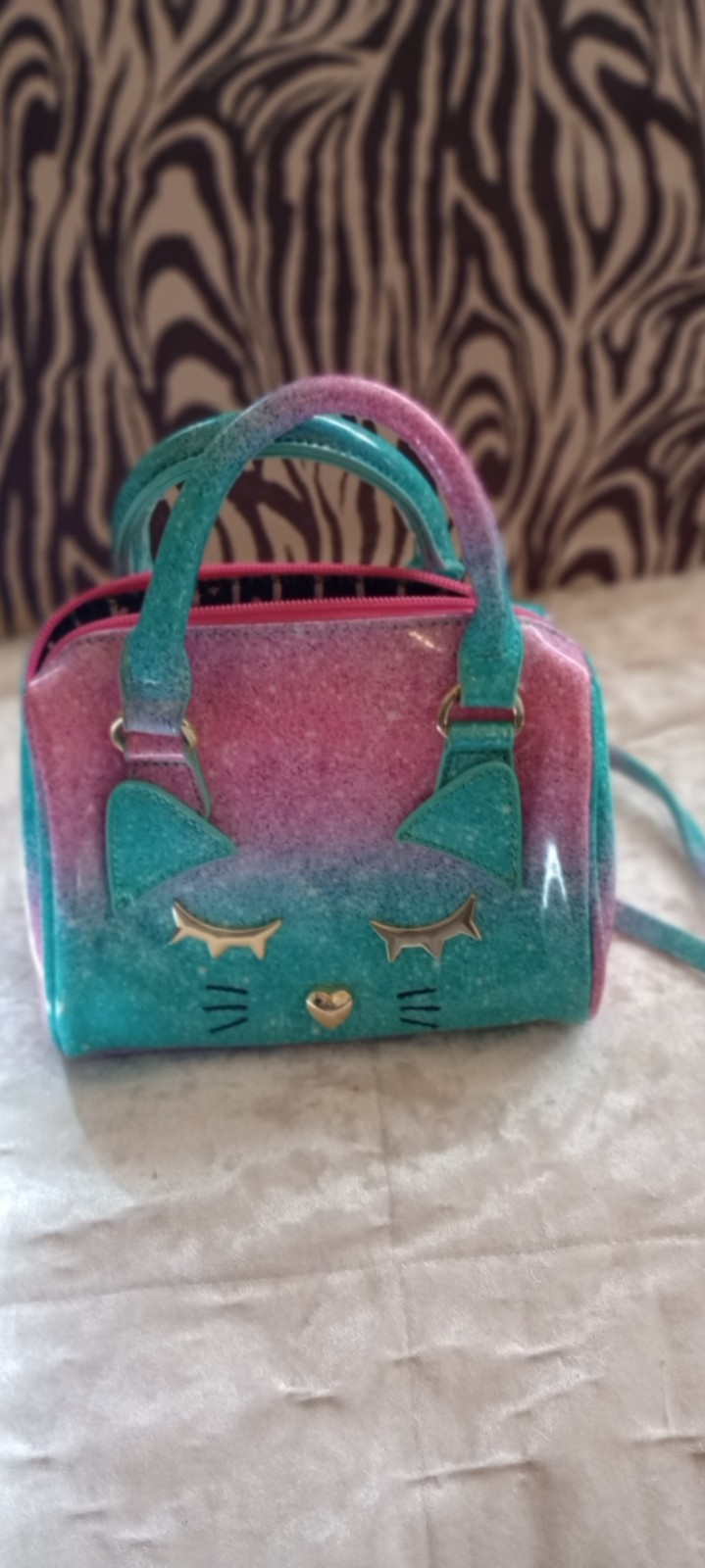 Betsey Johnson girls Cat purse