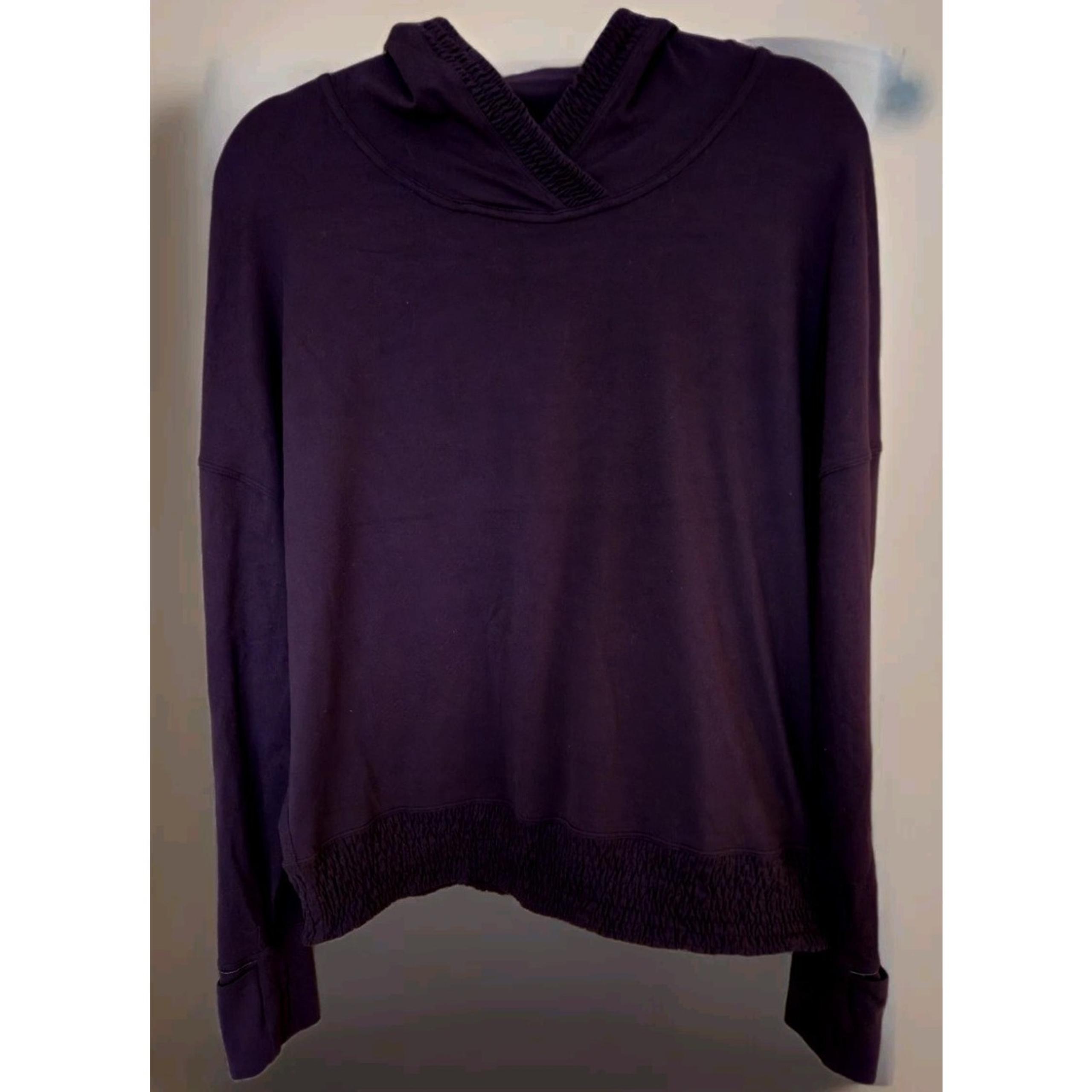 Lululemon Lead The Pack Hoodie Dark Purple Soft Rulu Women's Size 10