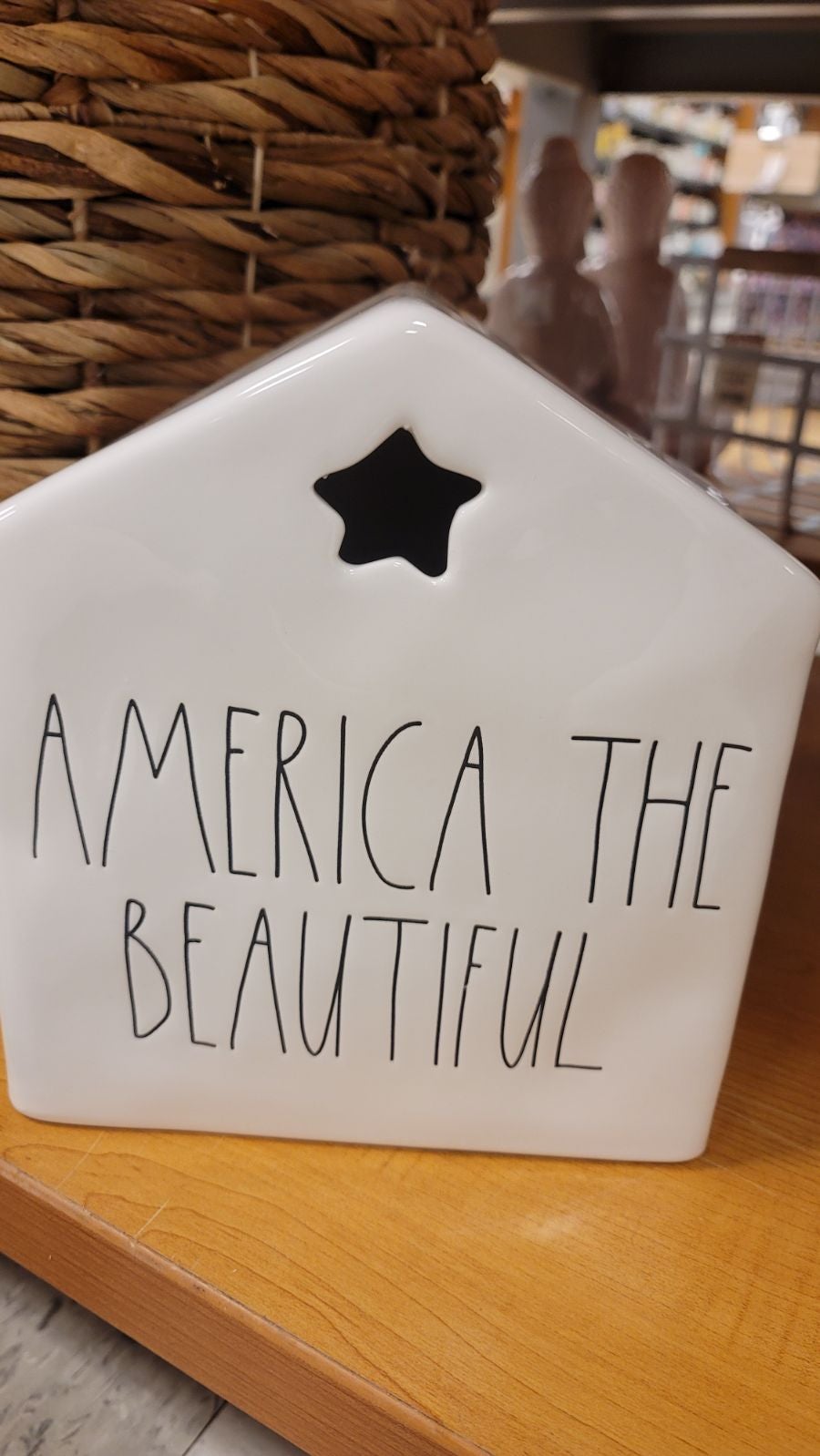 Rae Dunn AMERICA THE BEAUTIFUL House