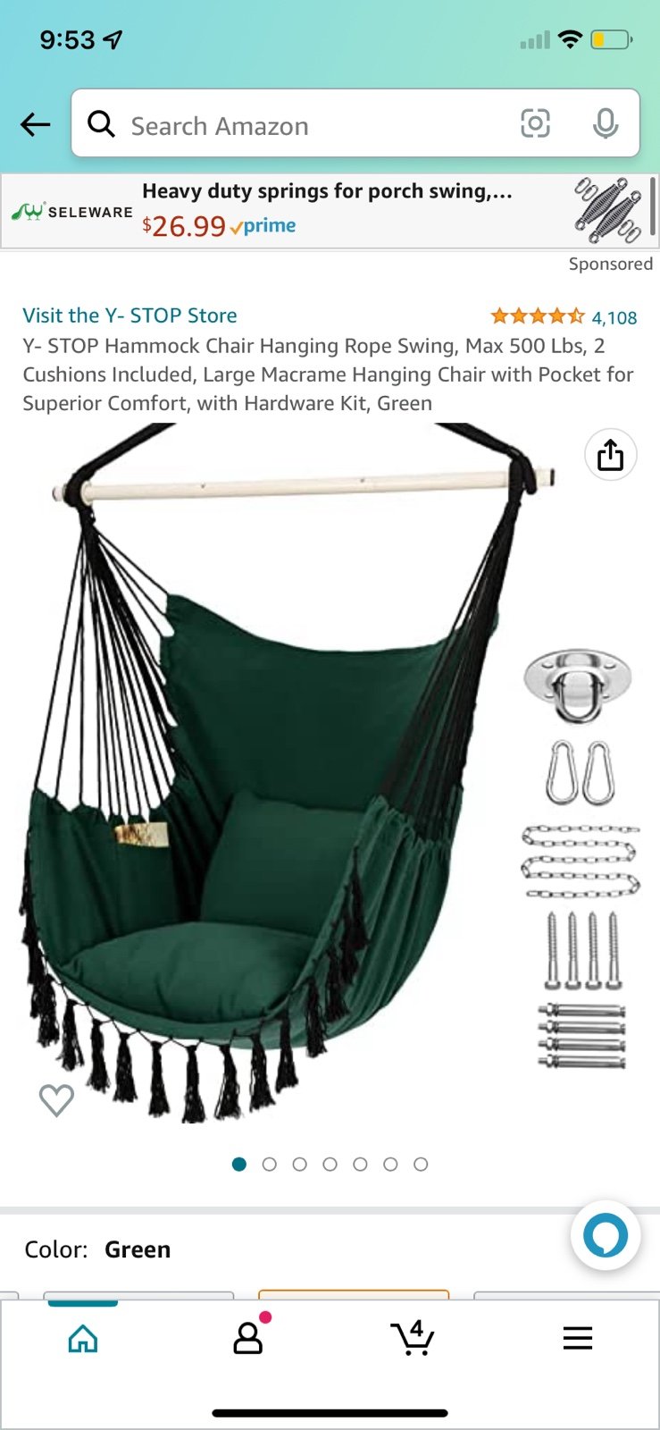 Swing Corner Chair