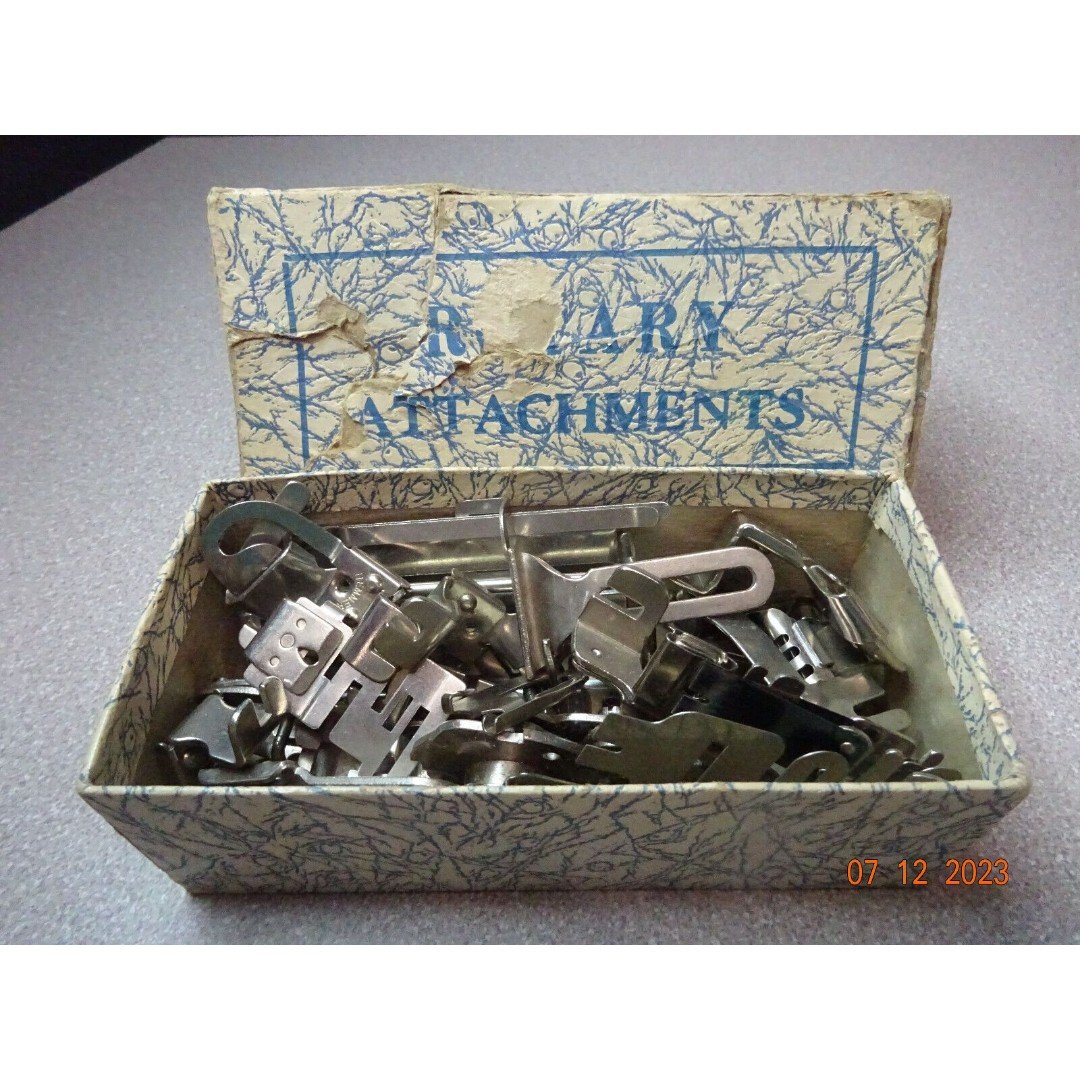 Large Lot, Vintage Greist Sewing Machine Attachments