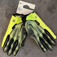Nike Vapor Jet 7.0 Mens Sz XXL Football Receiver Gloves Yellow Sz 2XL