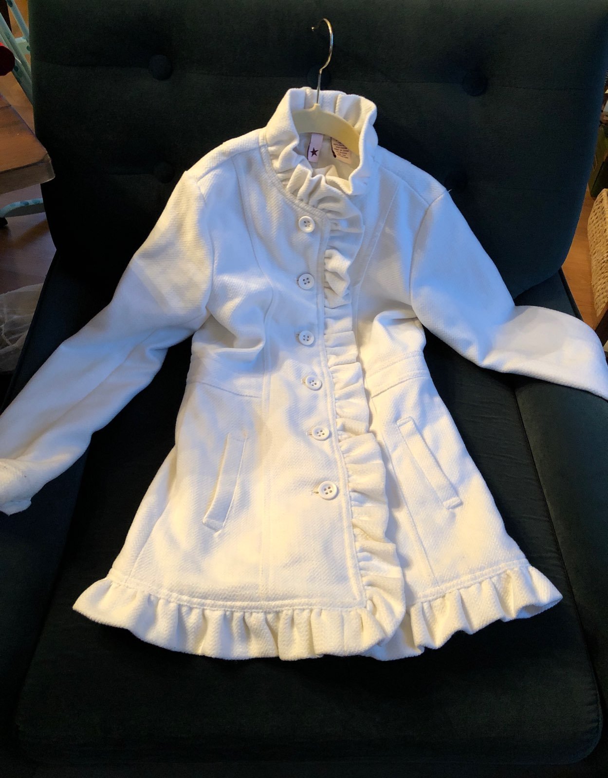 Lined Winter Coat for Girls Size 6-8