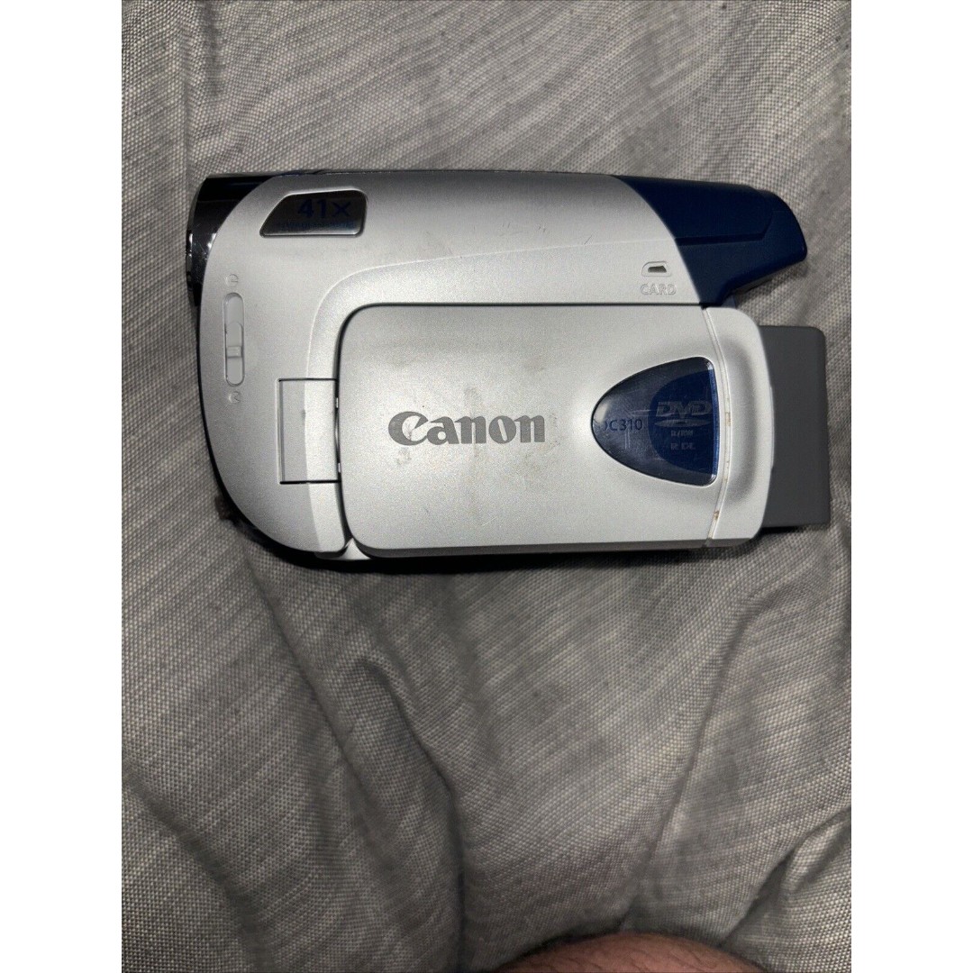 Canon DC310 DVD Camcorder With Battery Untested