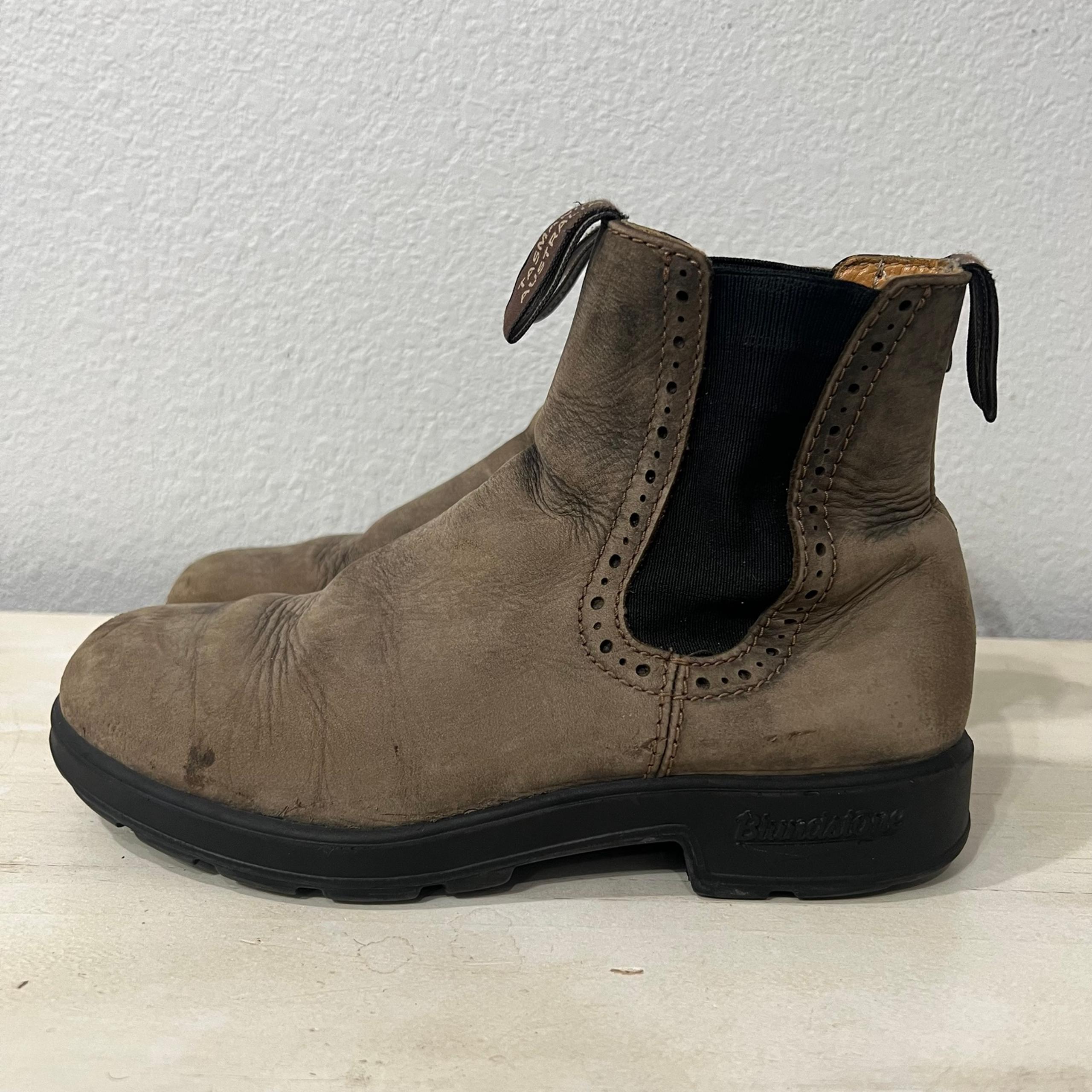 Blundstone Rustic Brown Leather 1351 Chelsea Boots Size 6.5