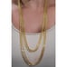 Joan Rivers Gold Tube Chain Necklace 60 Inches long