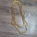 Joan Rivers Gold Tube Chain Necklace 60 Inches long