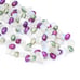 Vintage Opalite Glass & Genuine Pearl Multi-Strand Beaded Necklace Multicolor