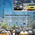 Dash Cam Front and Rear,1080P Full HD with 32GB SD Card, 2.45 inch IPS Screen