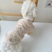 Dog t-shirt top shirt cute small dog floral print puff sleeve puppy dog shirt