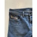 DIESEL 32 x 28 Buster Regular Slim Taper Dark Wash Denim Button Fly Jeans