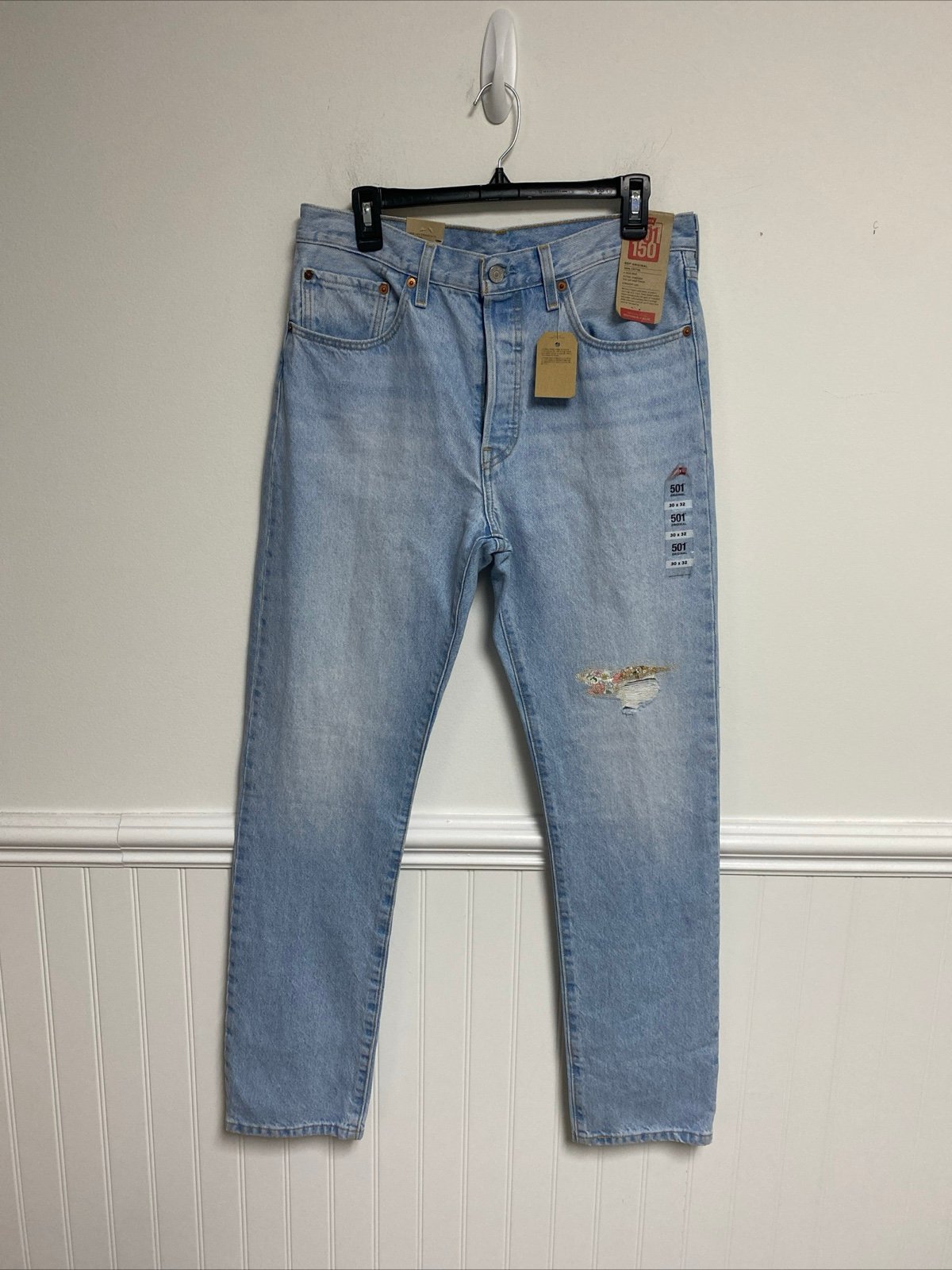 Levi Strauss Women’s High Rise Straight Leg Size 30 X 32 Buttonfly