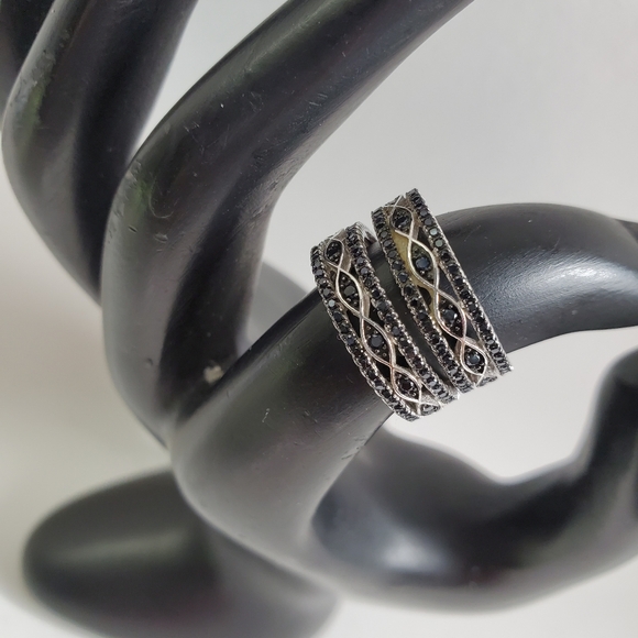 Sterling Silver 925 Spinel Ring Band Bundle