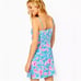 Lilly Pulitzer Bente Romper in Bondi Blue SIZE 4