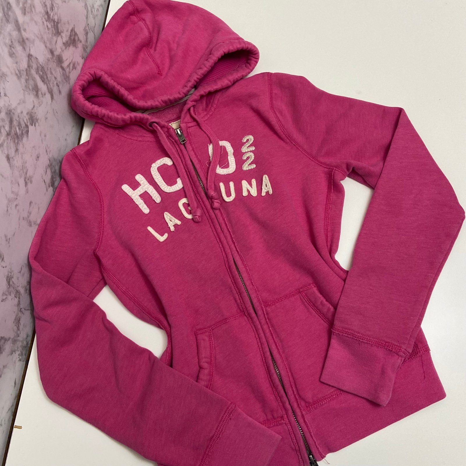 Vintage Y2K Hollister Zip Up Hoodie