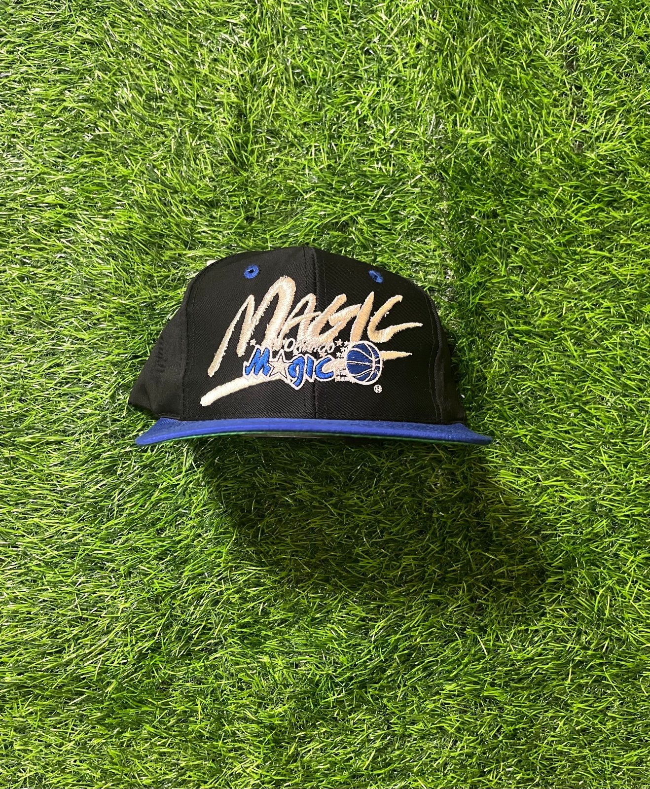 Vintage Orlando Magic Script Logo SnapBack Hat