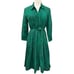 Tucker Allyson Dress Emerald Kelly Green Legacy Lace Zipper Luxury Shirtdress L