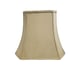 vintage Royal Designs Rectangle Bell w Cut Corners Designer Lamp Shade, Antique
