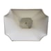 vintage Royal Designs Rectangle Bell w Cut Corners Designer Lamp Shade, Antique