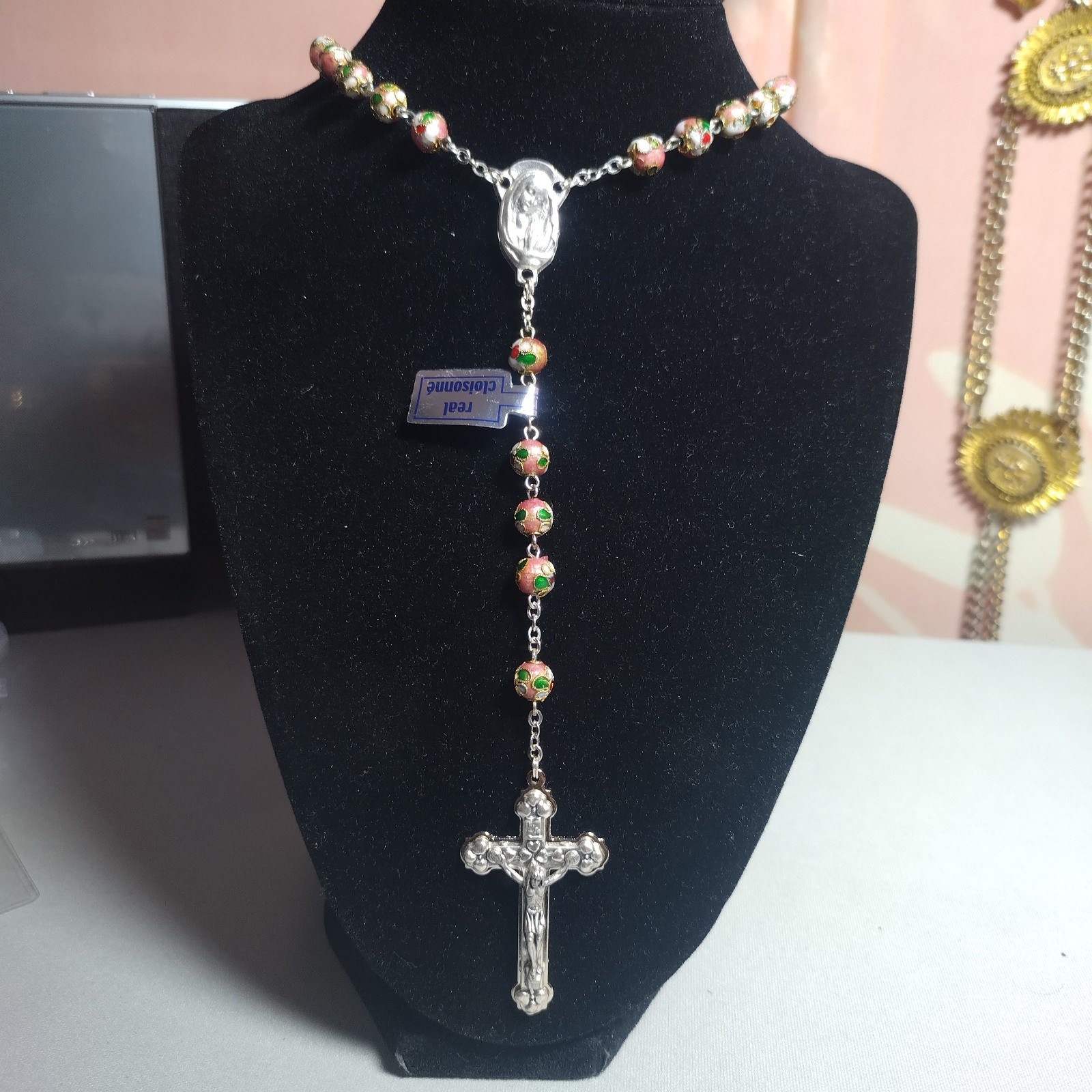 Real Cloisonne Rosary
