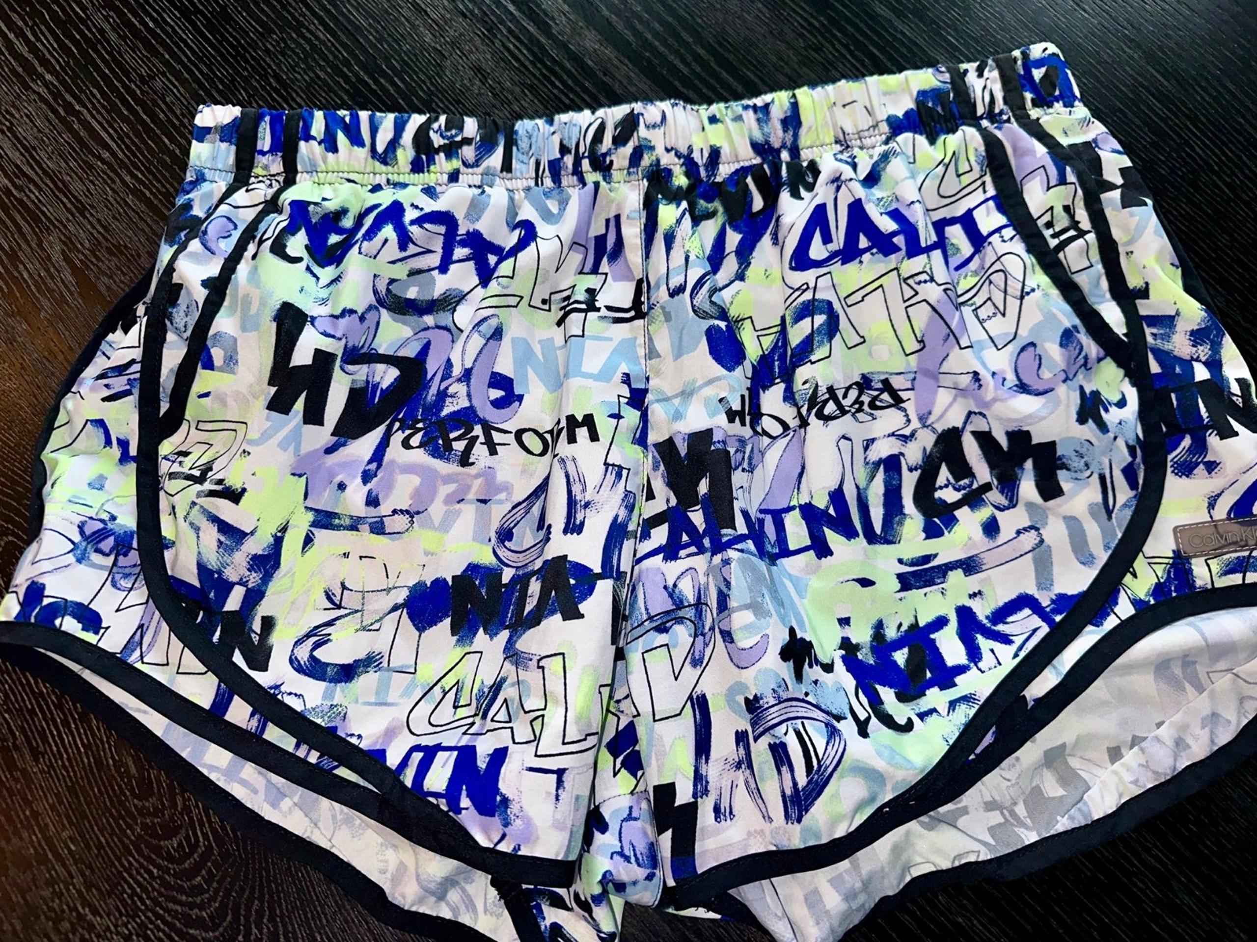 Calvin Klein Printed Athletic Shorts Large